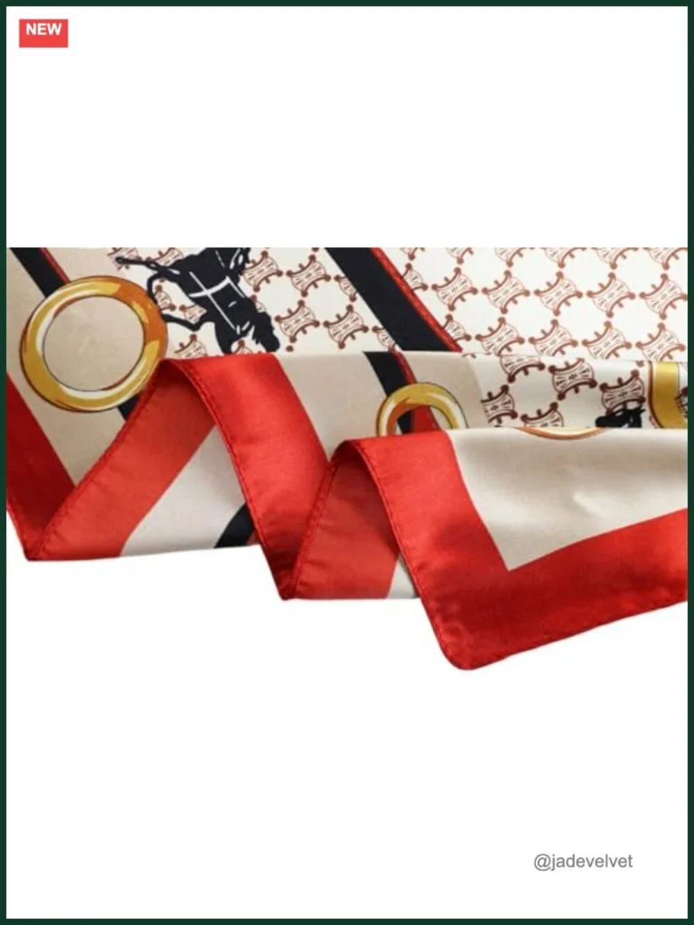 Silk Feel Satin Square Head Scarf Wrap & Neck Scarf 35x35 in Women Accessory